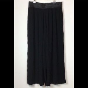NWT Nic + Zoe palazzo pants w/ vegan leather stretch waist ❤️